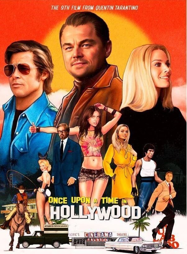 원스 어폰 어 타임 인 할리우드 영화 포스터 사진