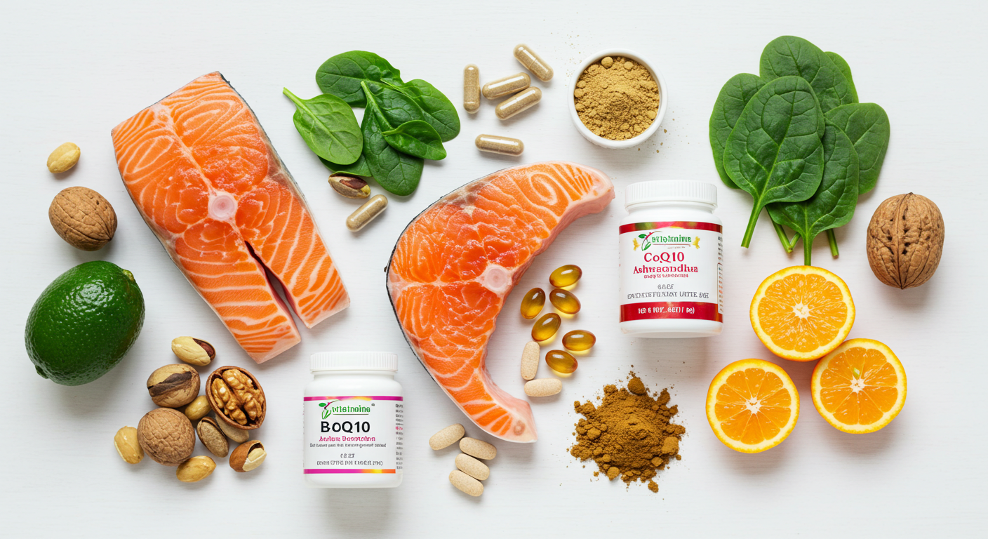 비타민B군, 코엔자임, 아슈와간다 사진