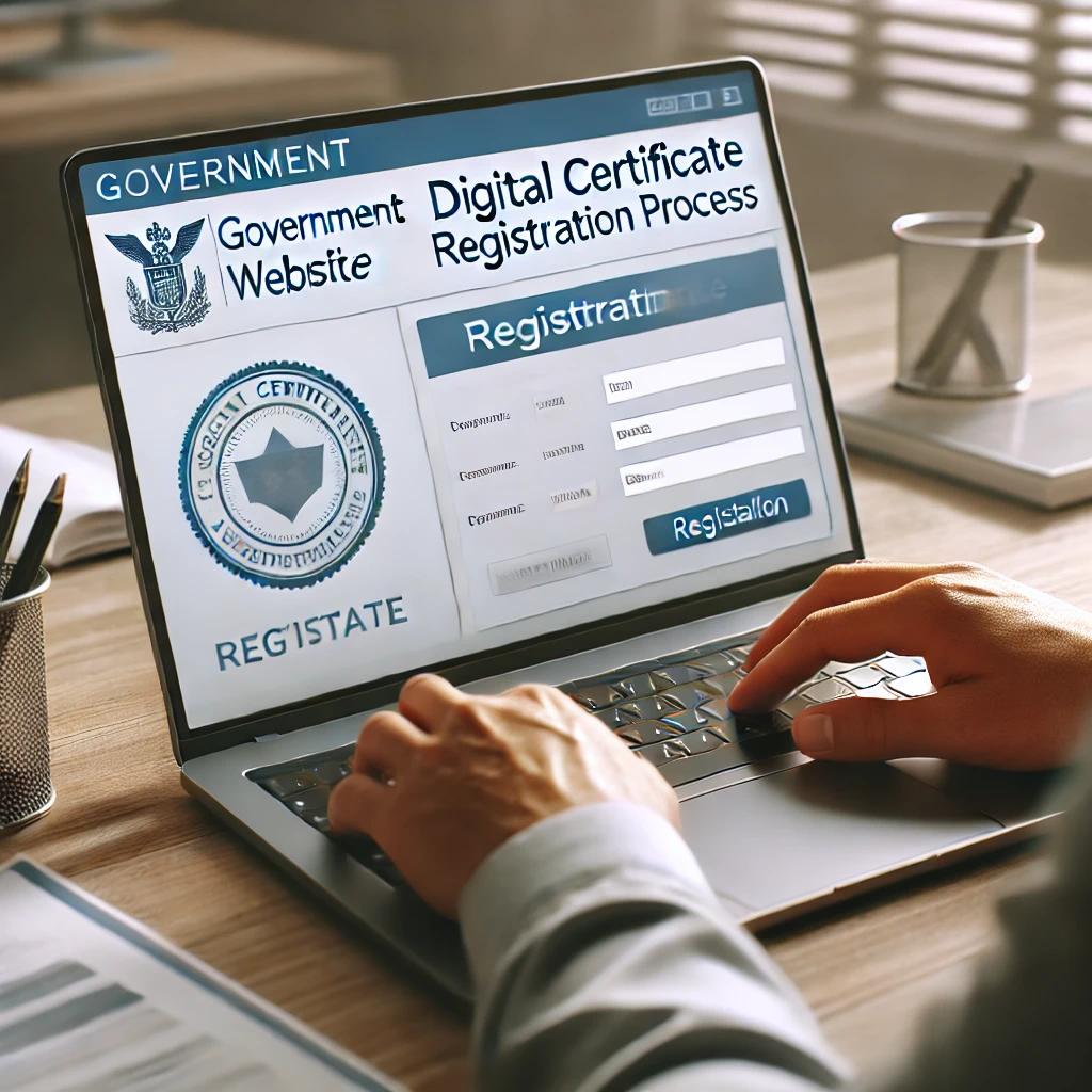 고용24 인증서 등록