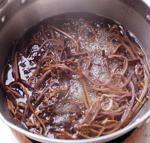 2024년 설날 음식 : 5. 고사리나물 맛있게 만드는 법
1. 고사리 삶기