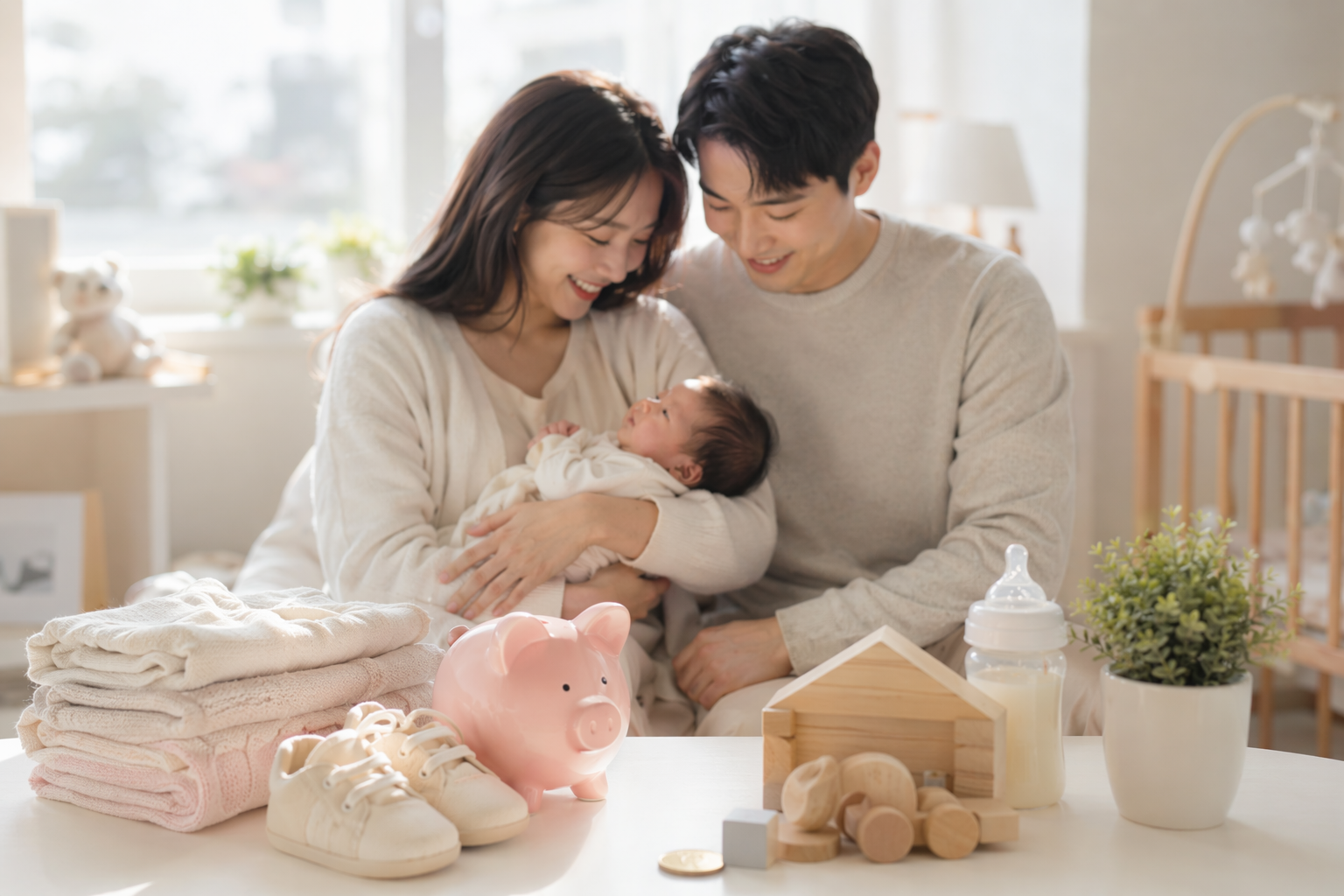 2026 출산지원금 총정리: 첫만남이용권&middot;부모급여&middot;아동수당까지 우리 집은 얼마 받을까?