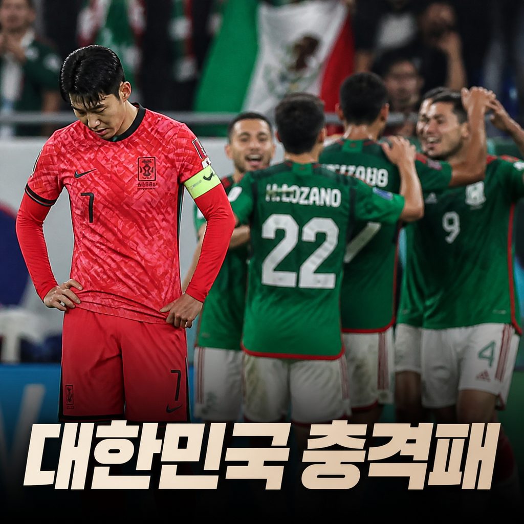 2026 북중미 월드컵 대한믹국 vs 멕시코 경기 결과
