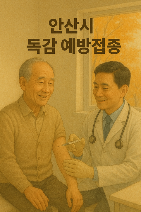 안산시 단원구 독감 예방접종 이미지