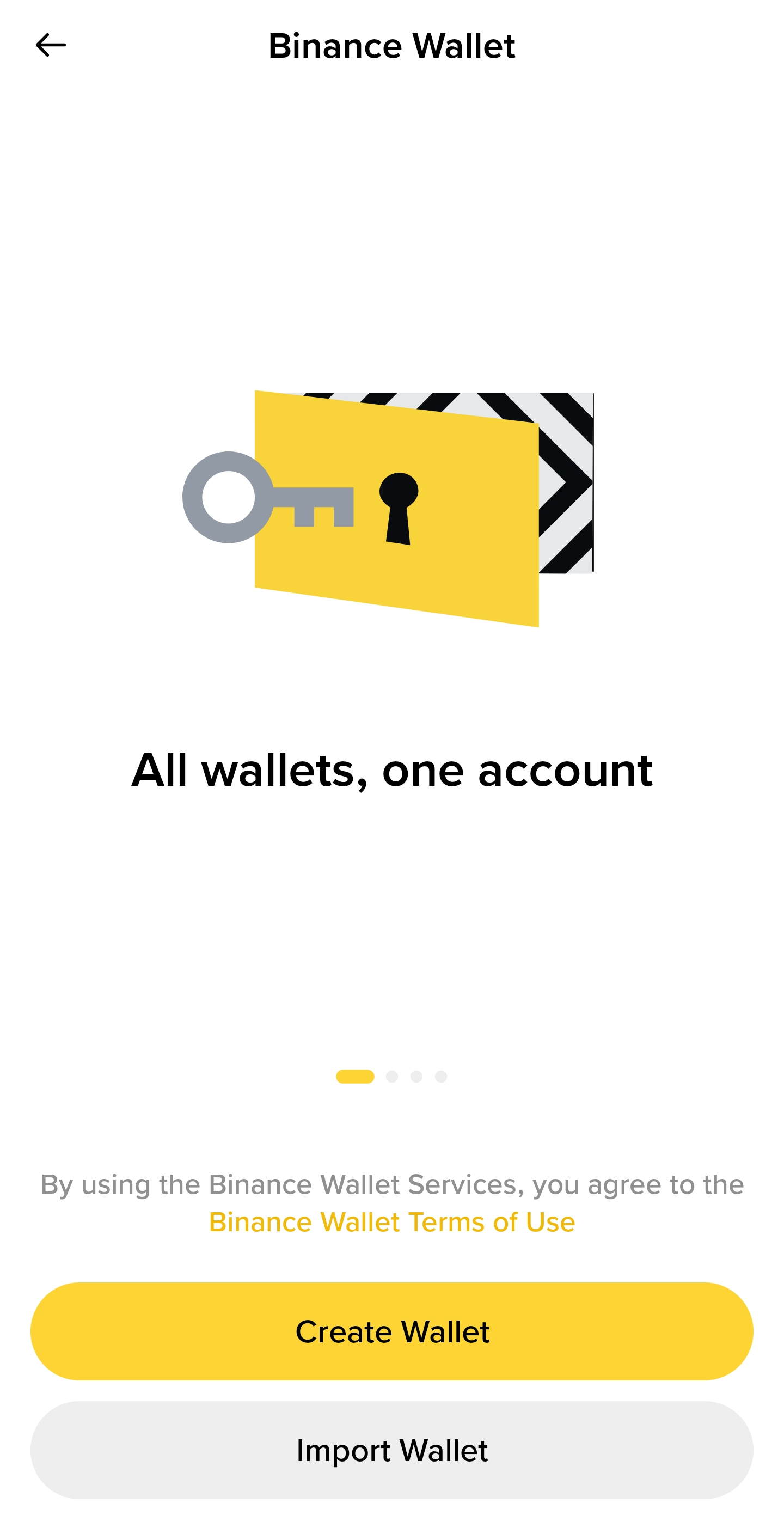 바이낸스 앱 서비스 메뉴에서 Binance Wallet 찾는 방법&amp;#44; 웹3 지갑 활성화 경로