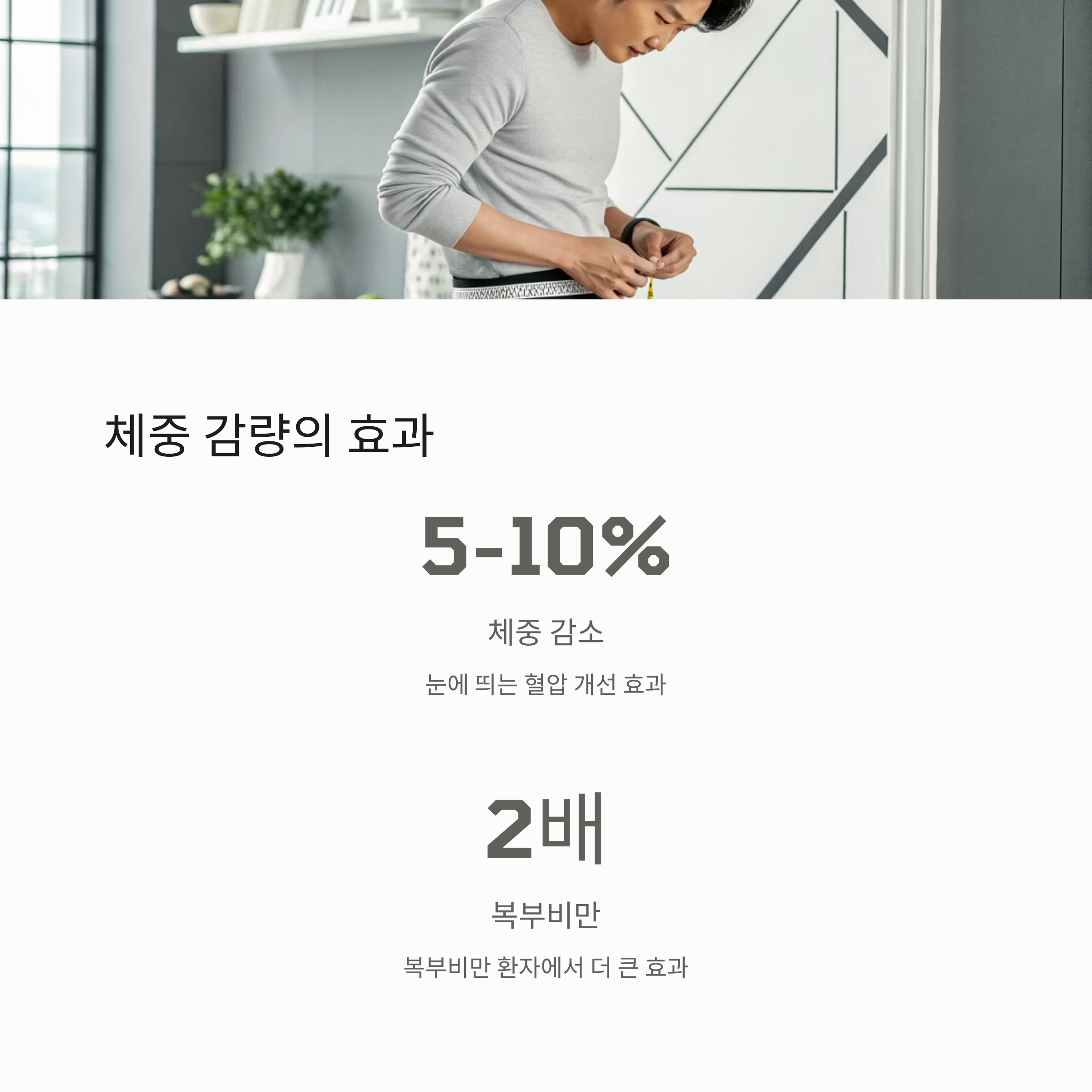 체중 감량의 효과
