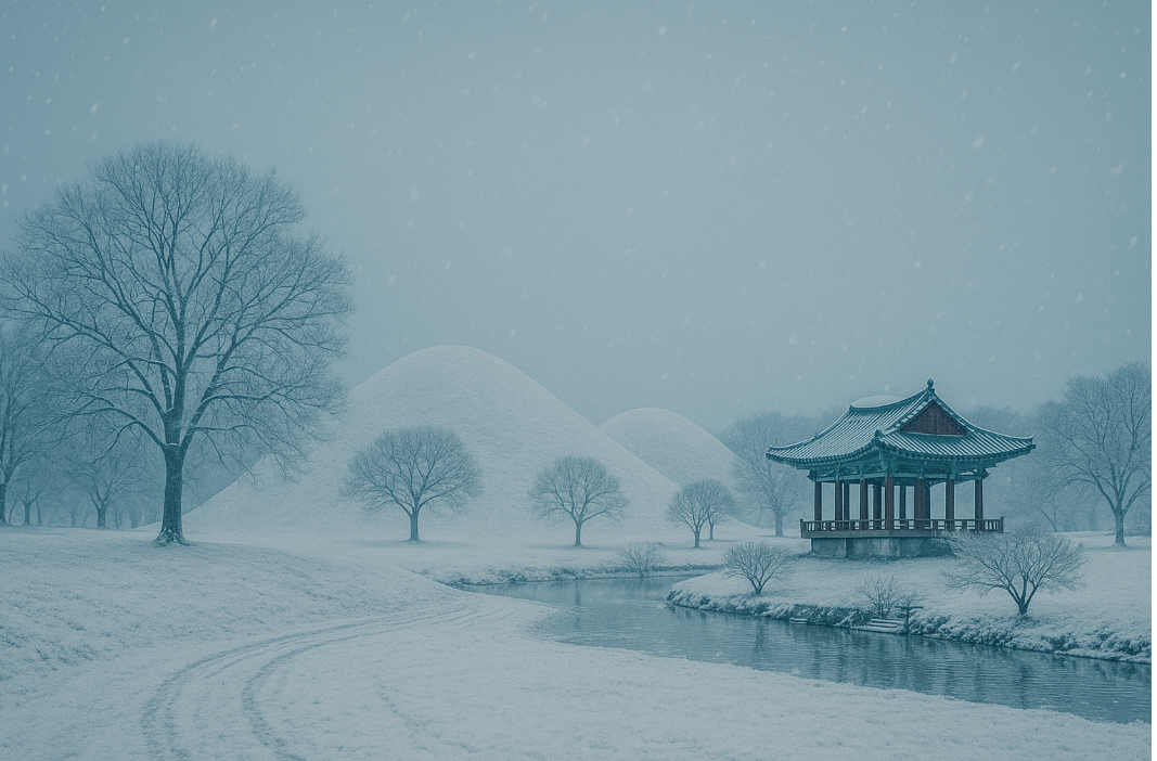 경주의 겨울