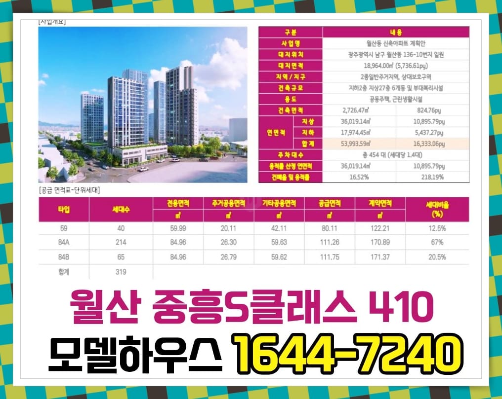 월산 중흥s클래스410 사업개요