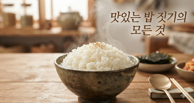 밥맛 및 물 조절 가이드
