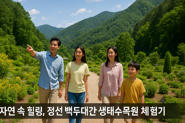 자연 속 힐링, 정선 백두대간 생태수목원 체험기
