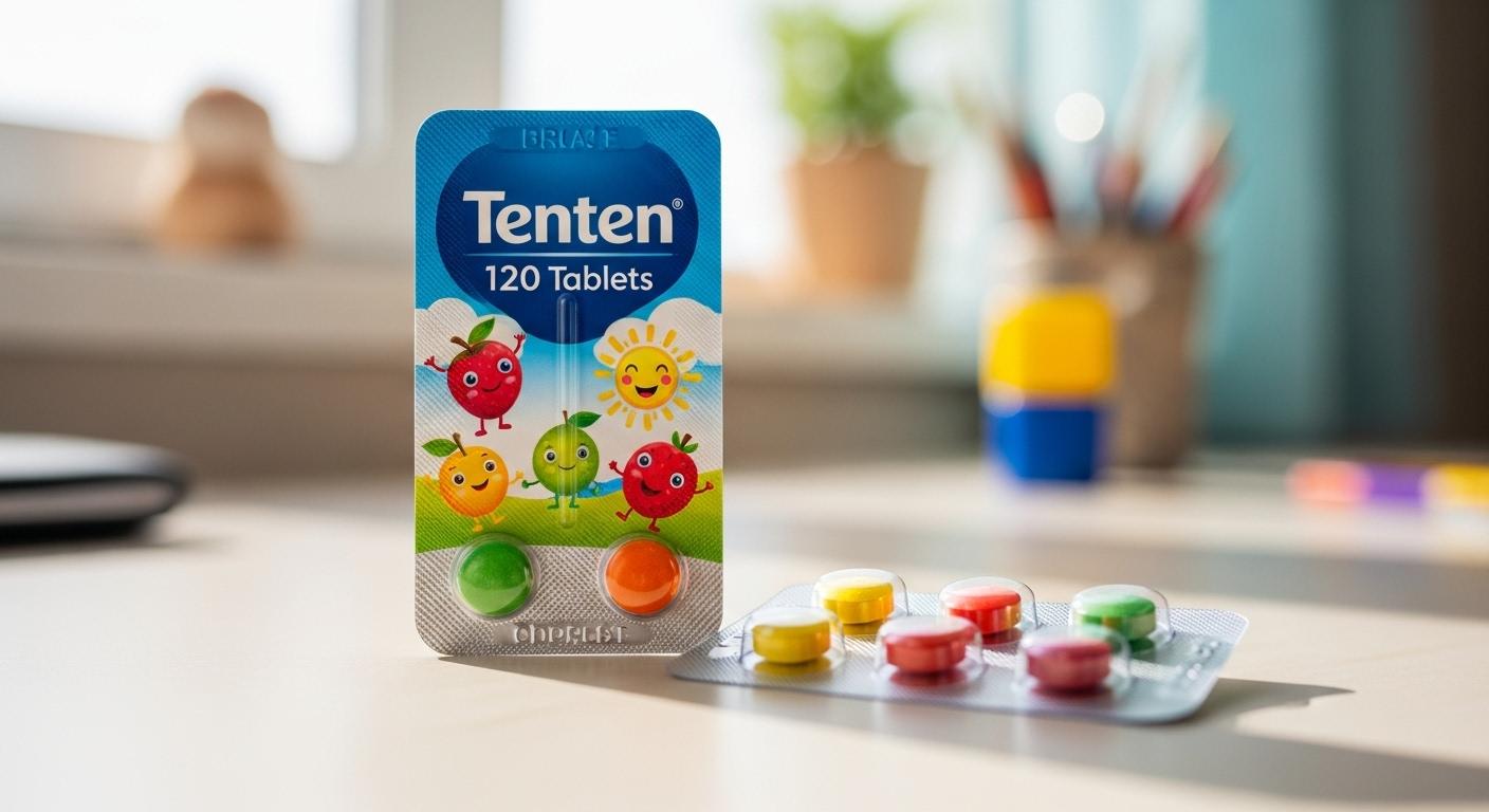 어린이 영양제 텐텐 120정