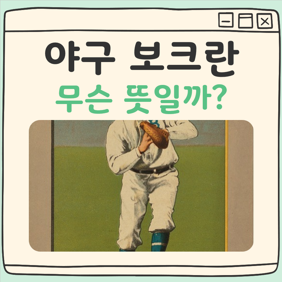 야구 보크란 대표 이미지