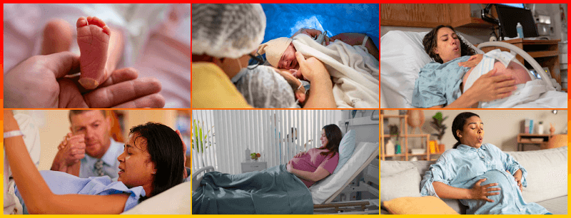 출산징후 산모 모습