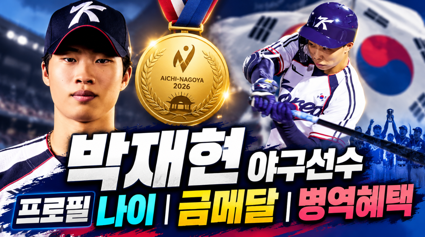 박재현 야구선수|프로필 나이·금메달·병역혜택
