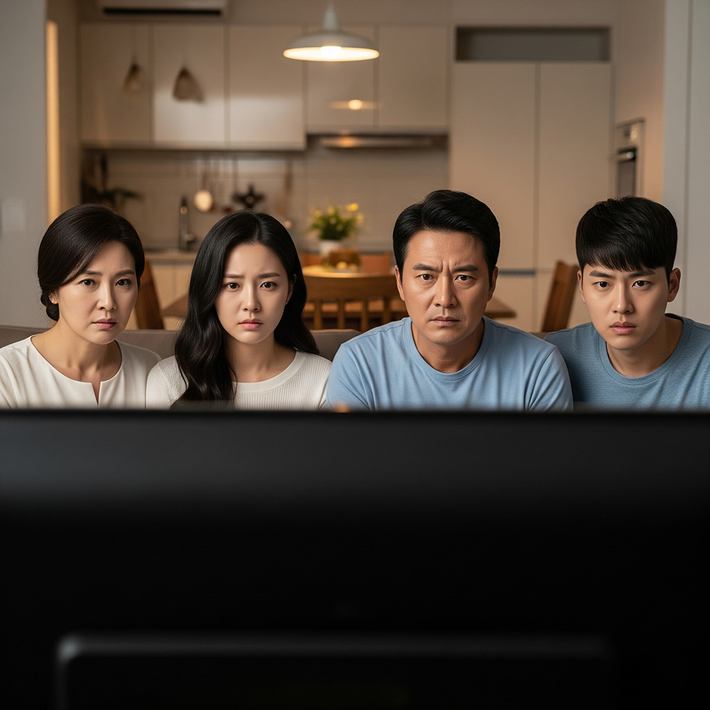 어머님이 걱정되는 가족