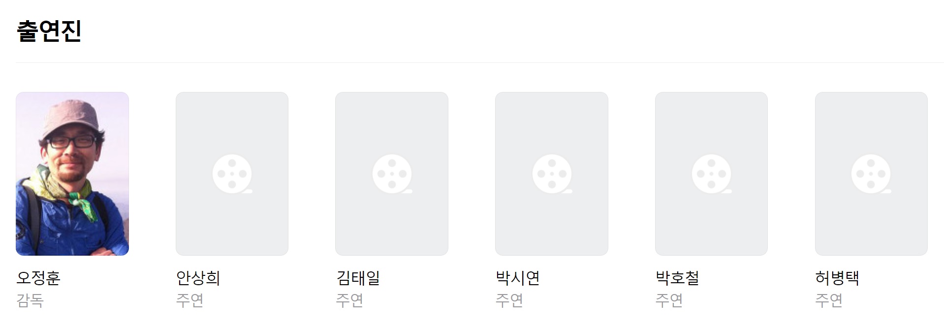 영화 출연진