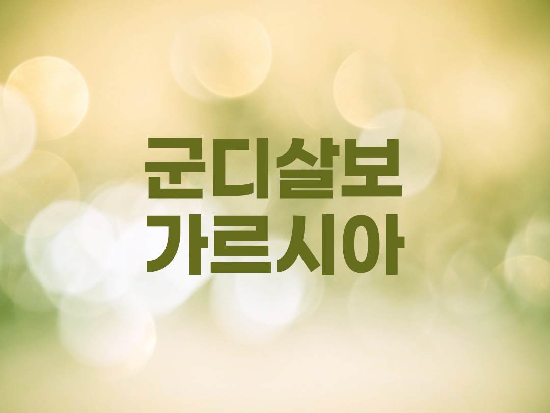 군디살보 가르시아 천주교 남자세례명