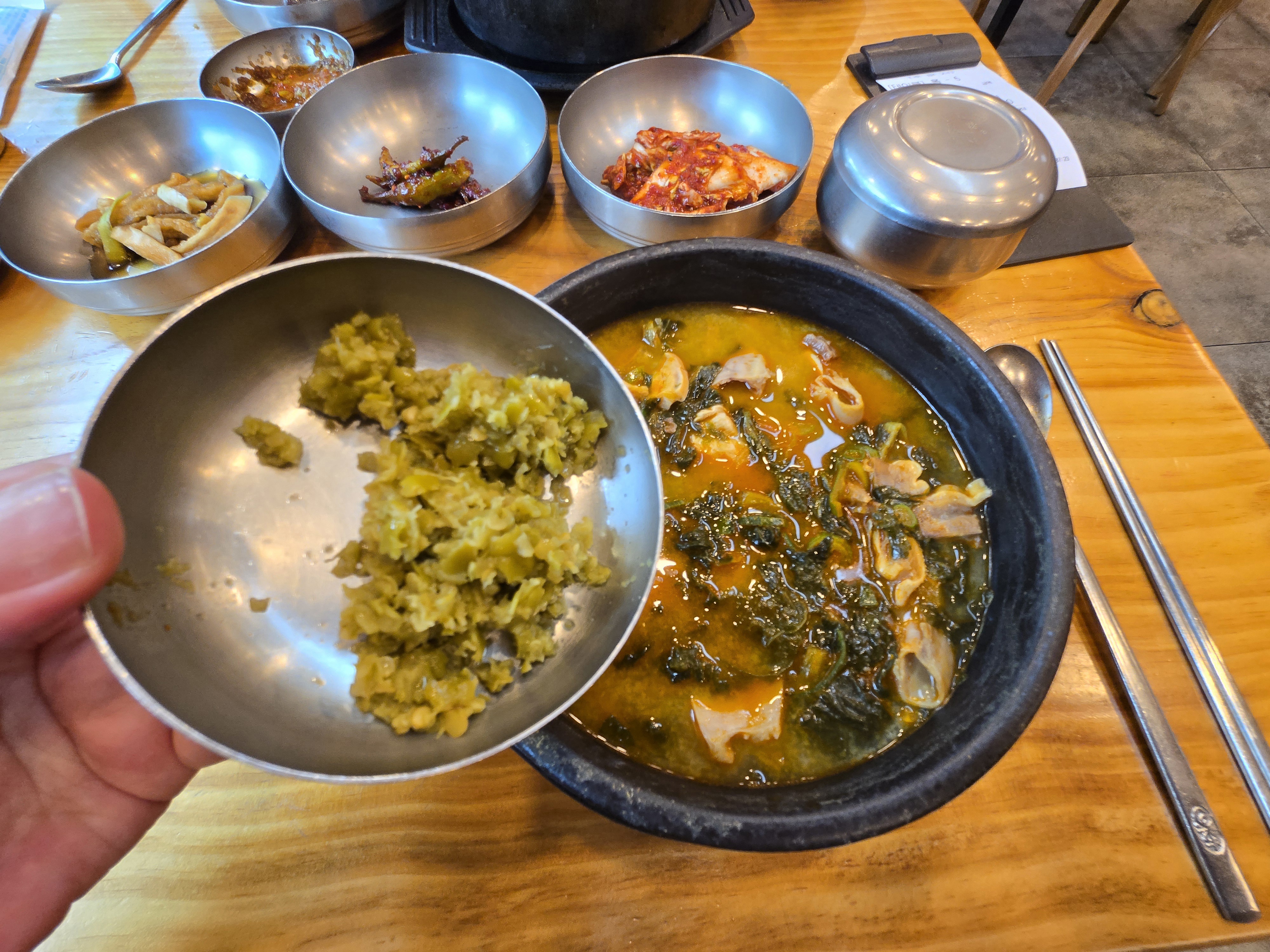 수성못 해장국 맛집 아주특별한해장국 삭힌고추