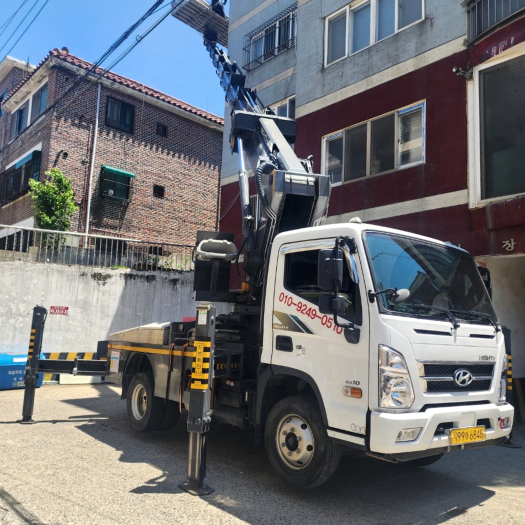 오산 가수동 스카이차 출동 장면