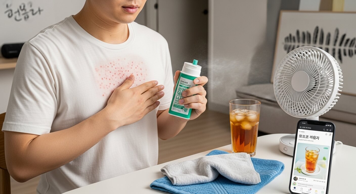 땀띠 가라앉히는 방법