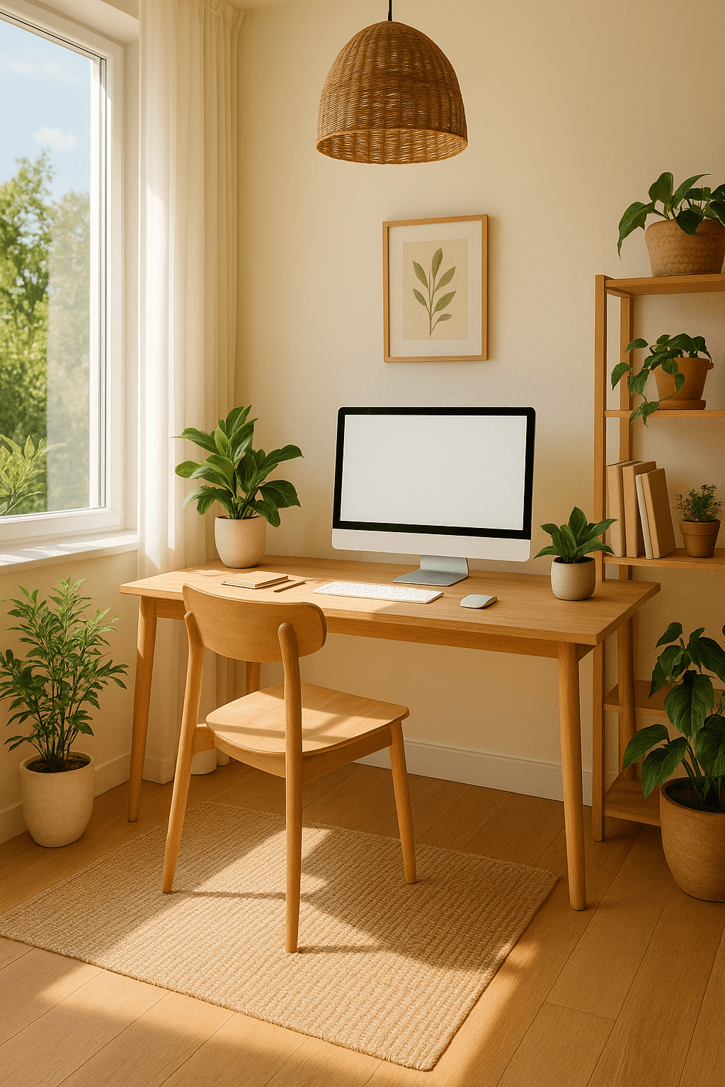 여름 홈 오피스 꾸미기 아이디어 7가지: 집중력 높이는 쾌적한 공간 만들기
