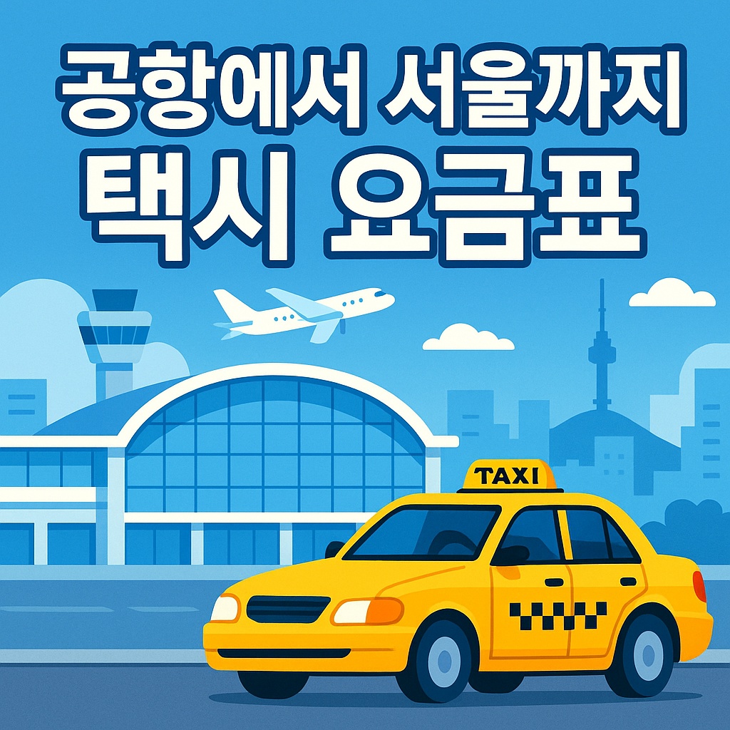 공항에서 서울까지 택시 요금표
