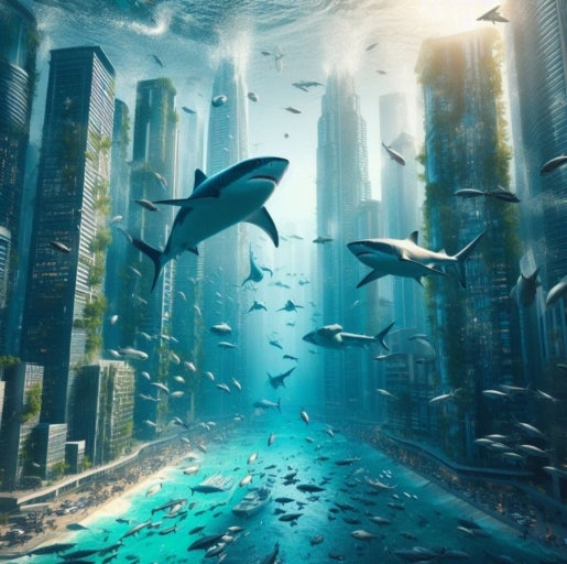 미래 해양 도시의 구조와 생활 모습