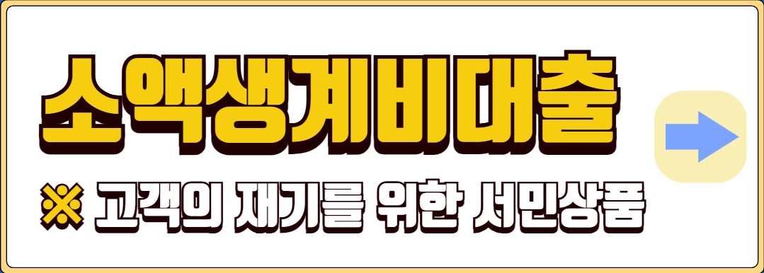 정부지원 저금리 서민대출