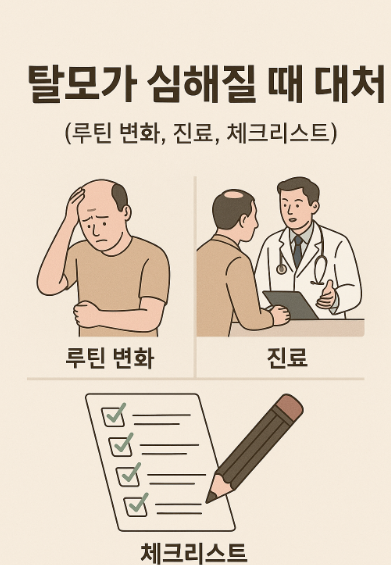 탈모가 심해질 때 대처