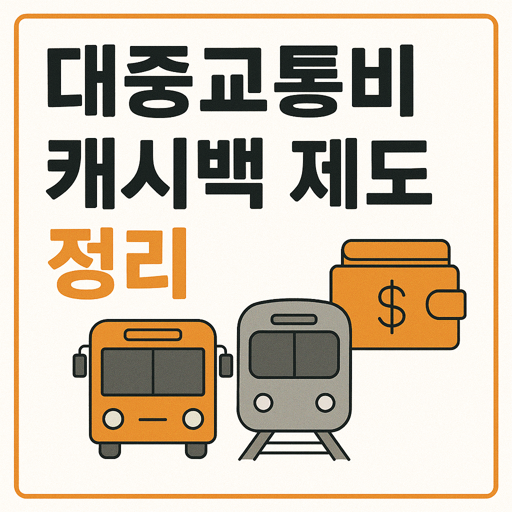 대중교통비 캐시백 관련 이미지