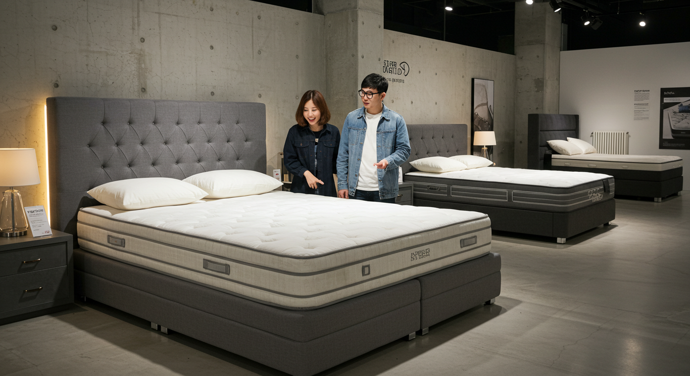 슈퍼싱글 침대 브랜드별 사이즈