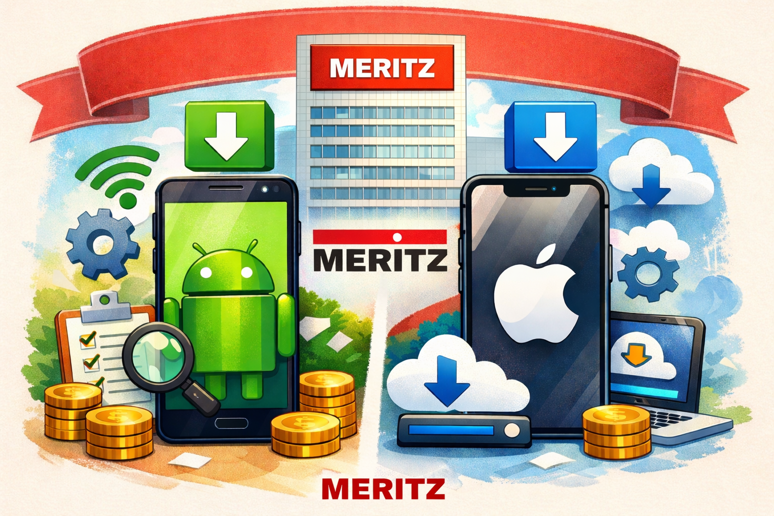 메리츠화재 영업포탈 모바일 설치 방법 총정리 (갤럭시·아이폰 앱 다운로드 주소) 관련 사진