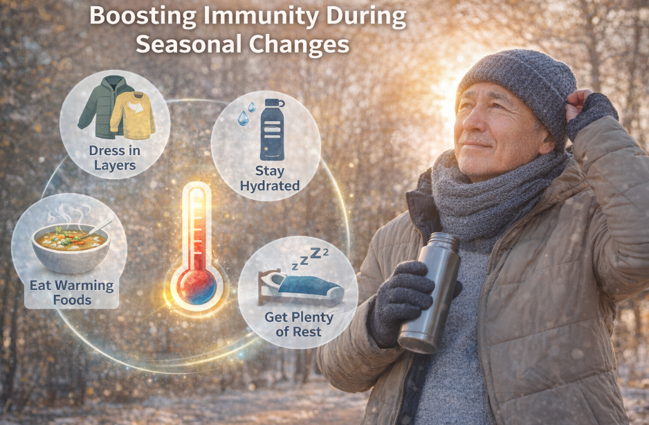 환절기 면역력의 중요성 관련 사진