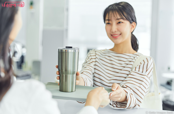 개인 컵 포인트제