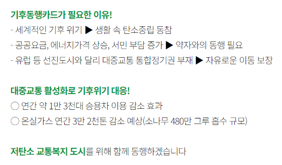 기후동행카드 설명