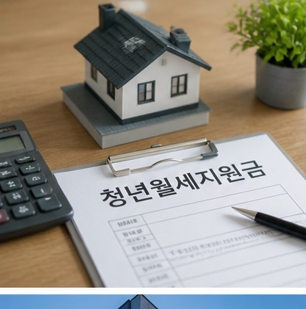 청년월세 지원금포스터