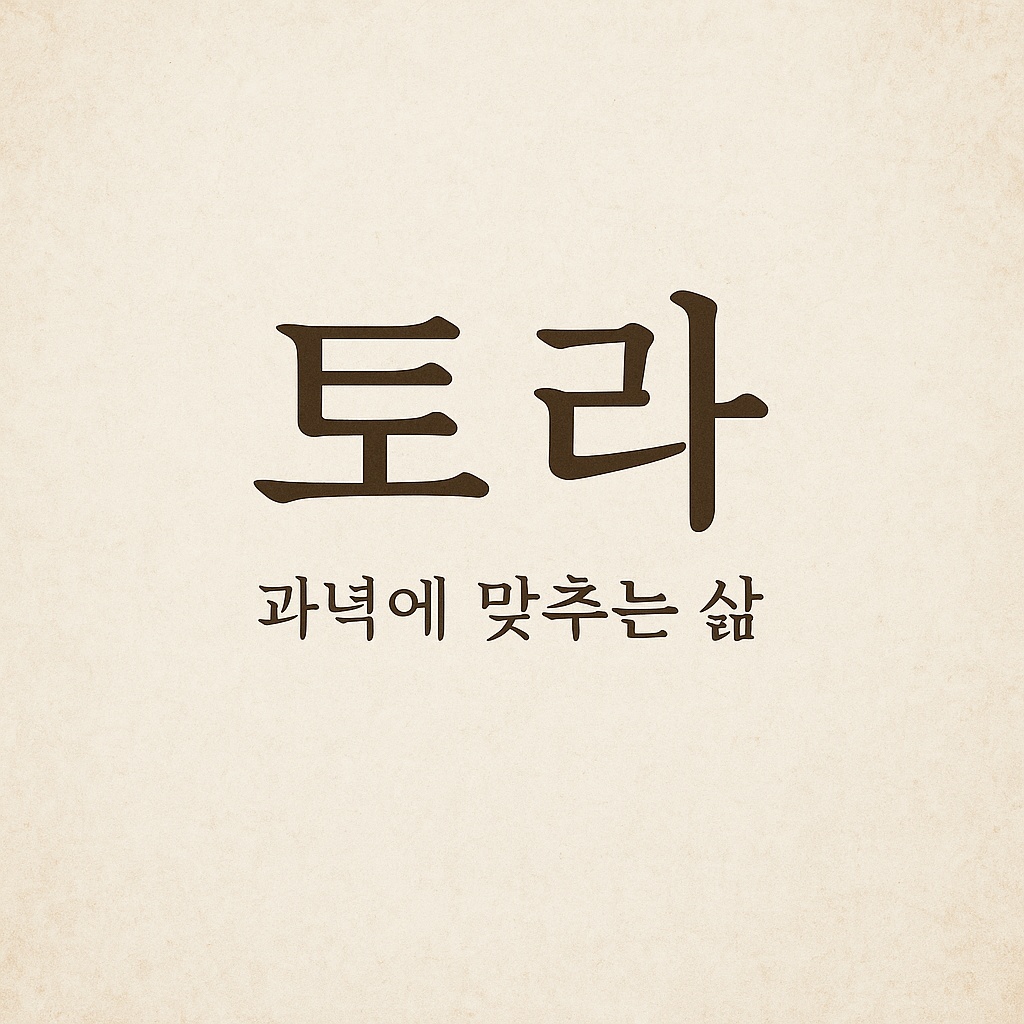 토라, 과녁에 맞추는 삶에 대하여