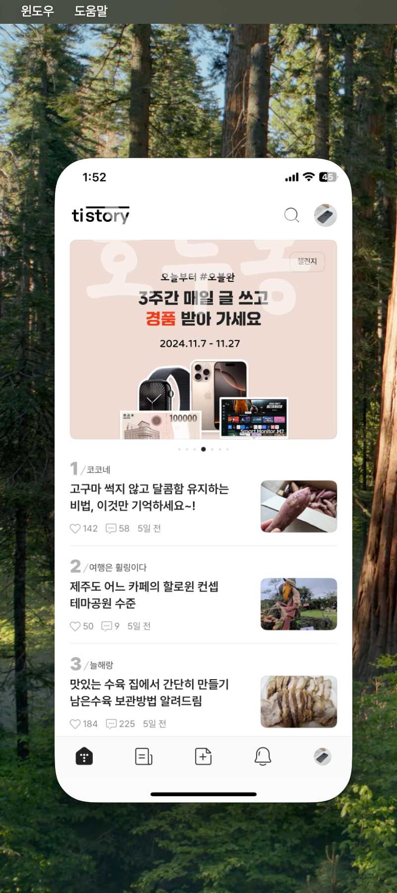 미러링 화면