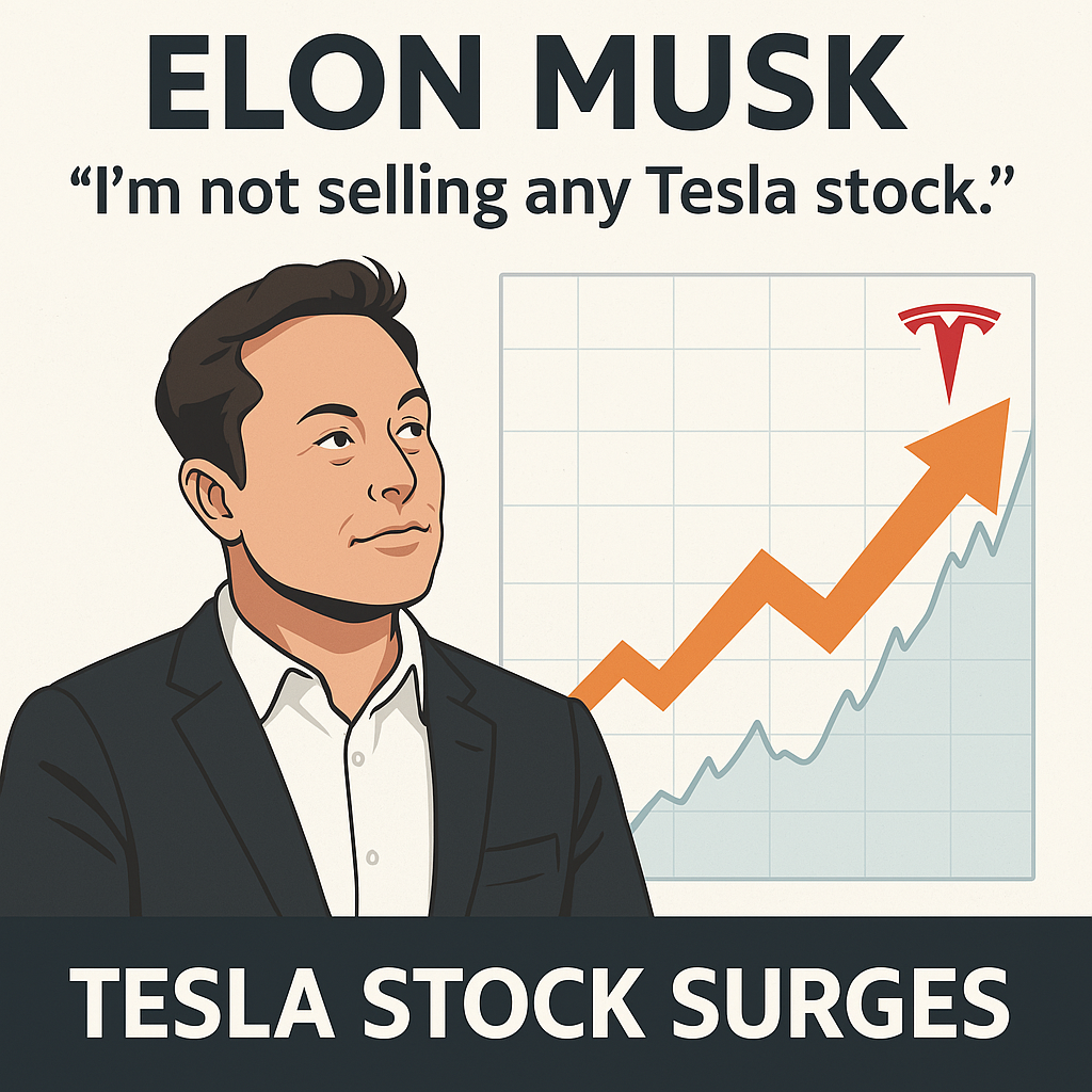 일론 머스크의 테슬라 주식 발언