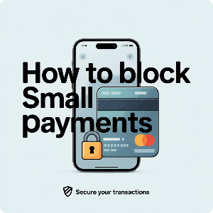 알뜰폰 소액결제 차단&middot;해제방법 이미지