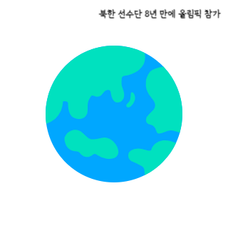 북한-선수단