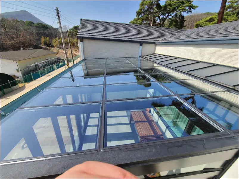 썬룸 방수작업 후