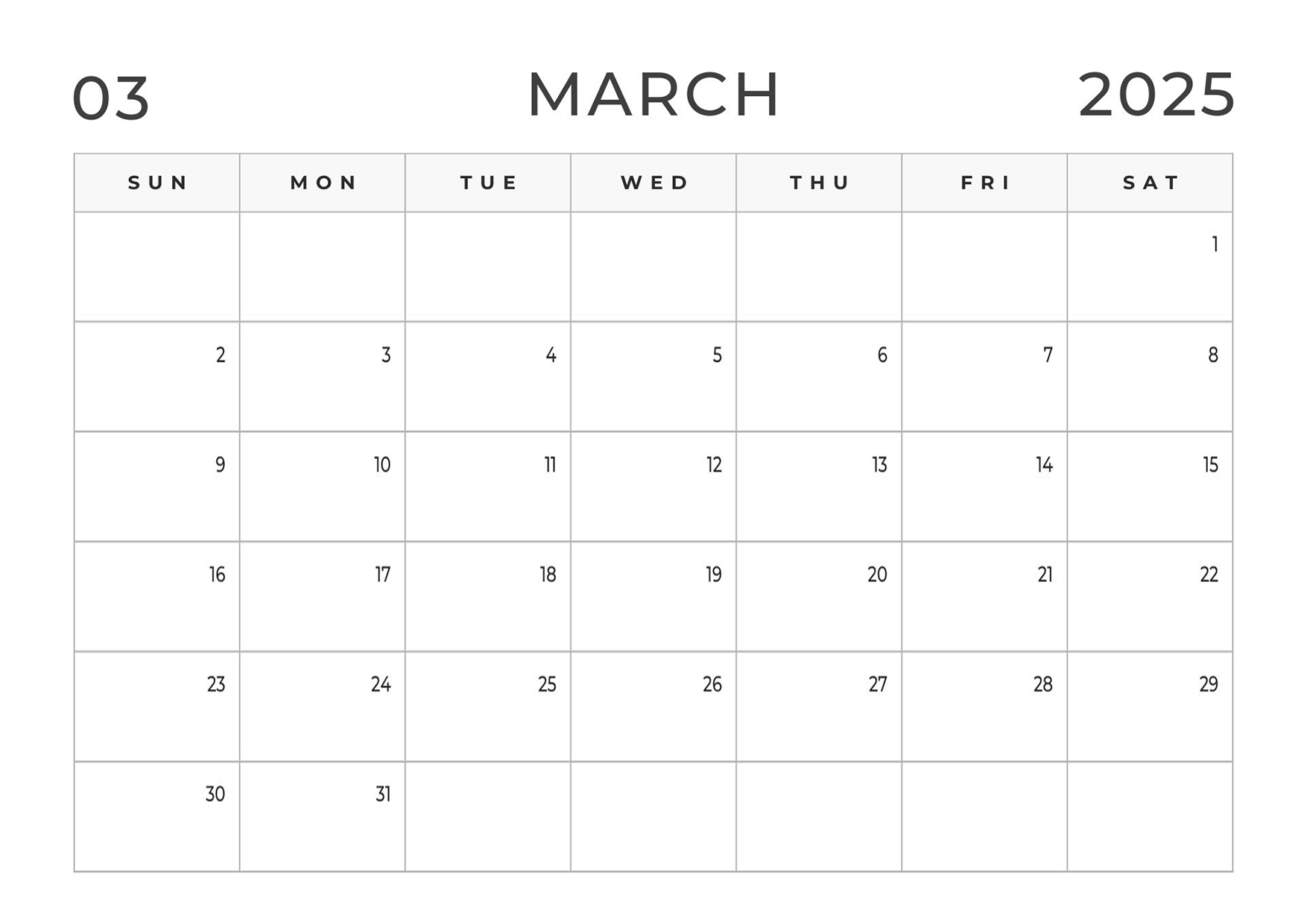 25년 3월 달력 2025년 3월달력 이미지 프린트 출력 인쇄 02