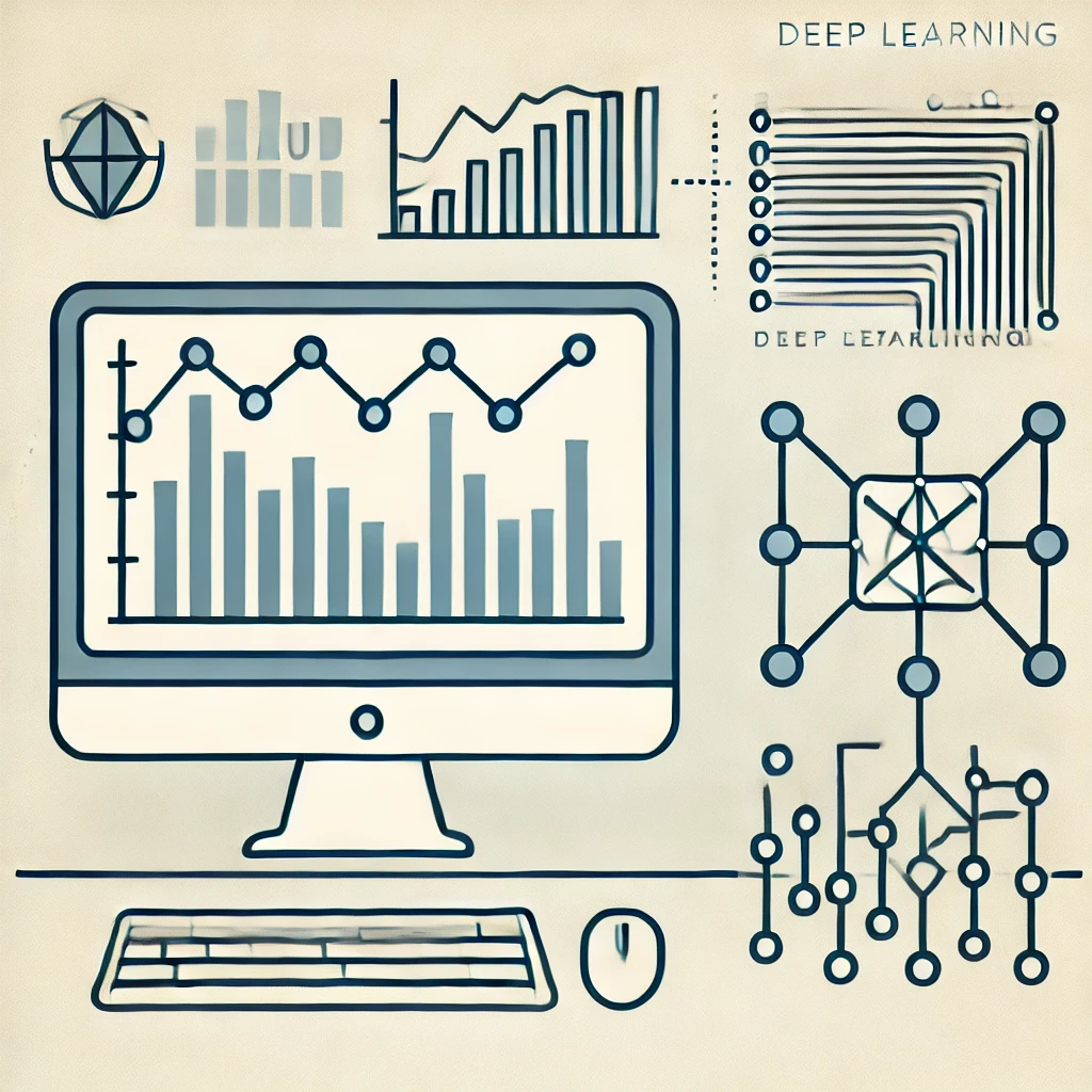 딥러닝으로 사기 탐지 기술이 발달하는 그림