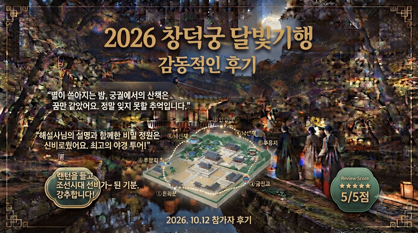 창덕궁 달빛기행 예매