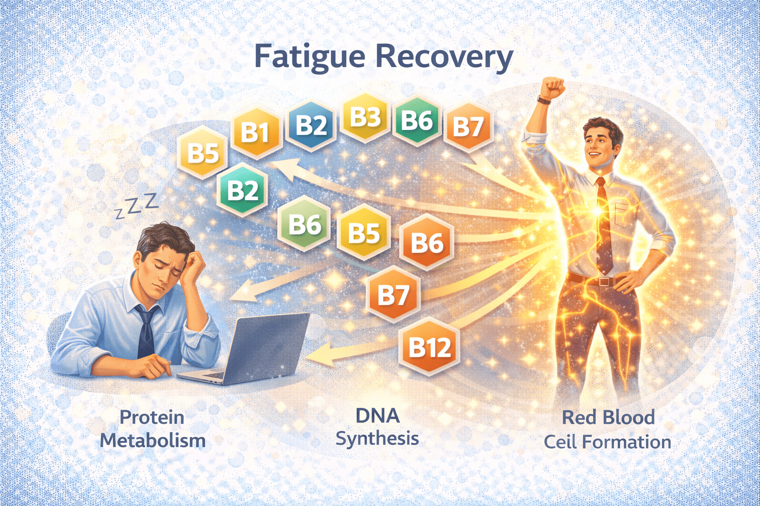 피로 관리와 비타민B군의 관계
