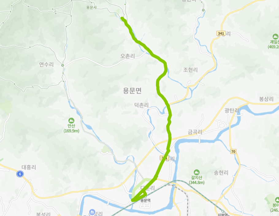 양평-77-4번-버스-노선-지도