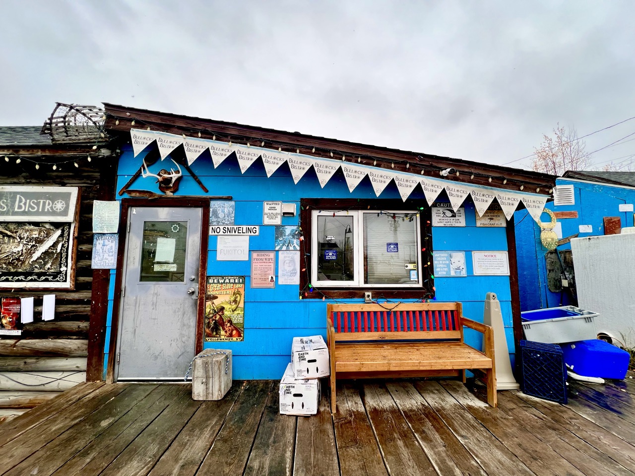 빈티지한 블락스 비스트로 외관