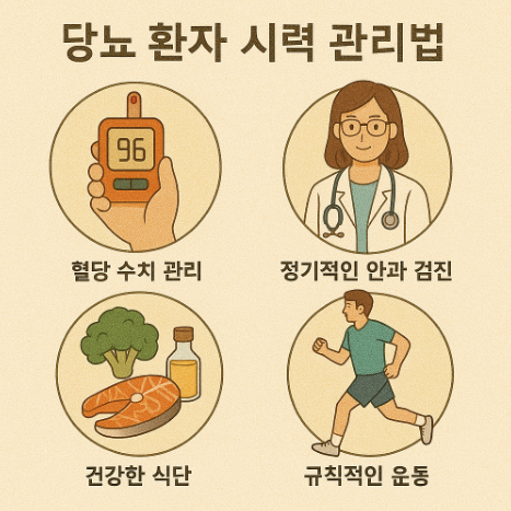 당뇨환자 시력관리법 관련 사진