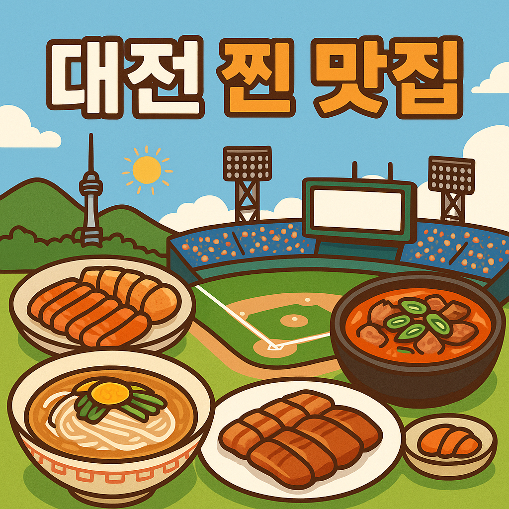 대전 찐 맛집 썸네일입니다.