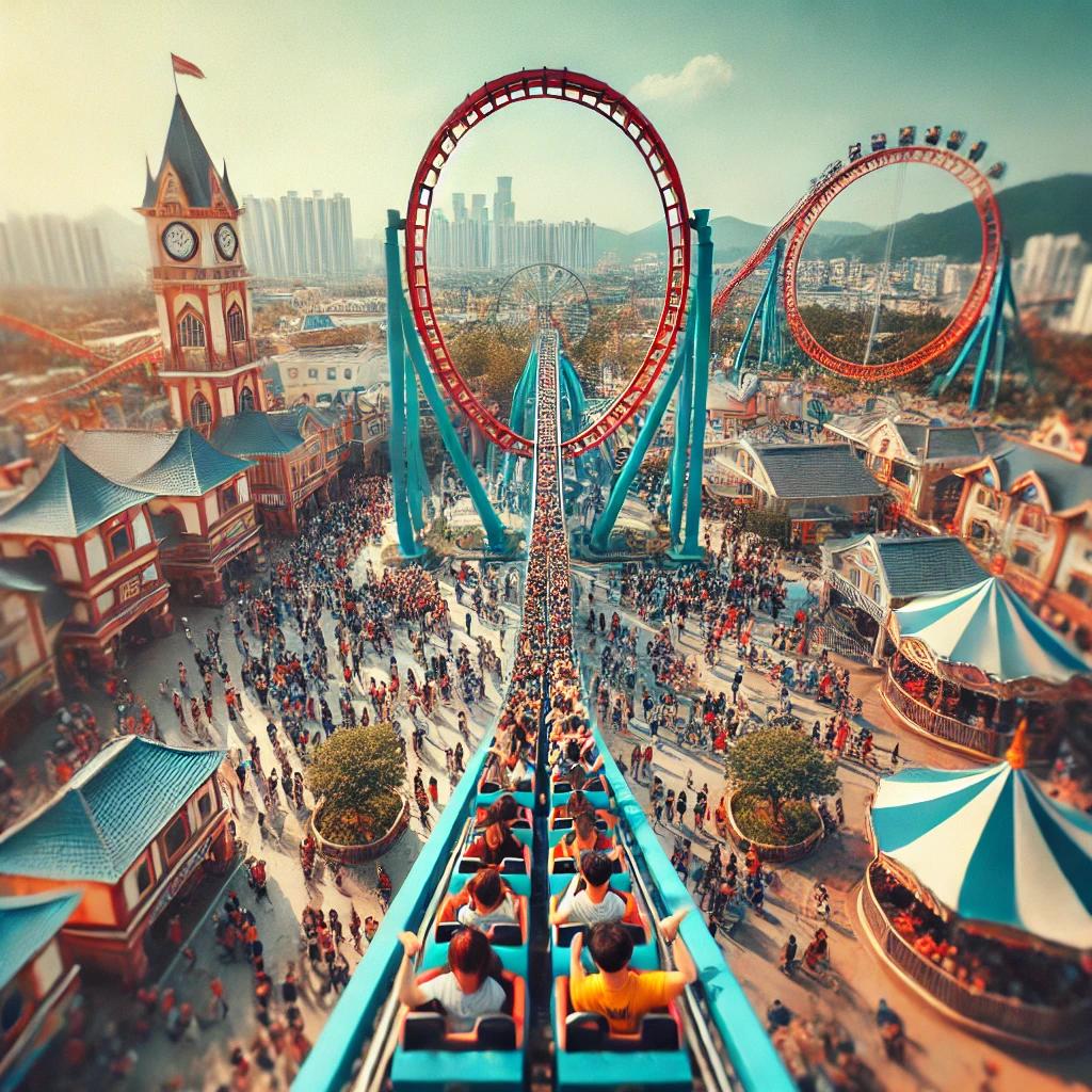 용인 에버랜드 놀이기구